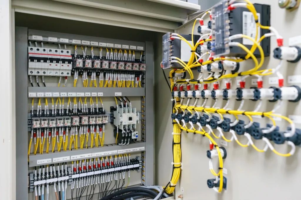 Electrical panels and instrumentation wiring installed by H&M crews